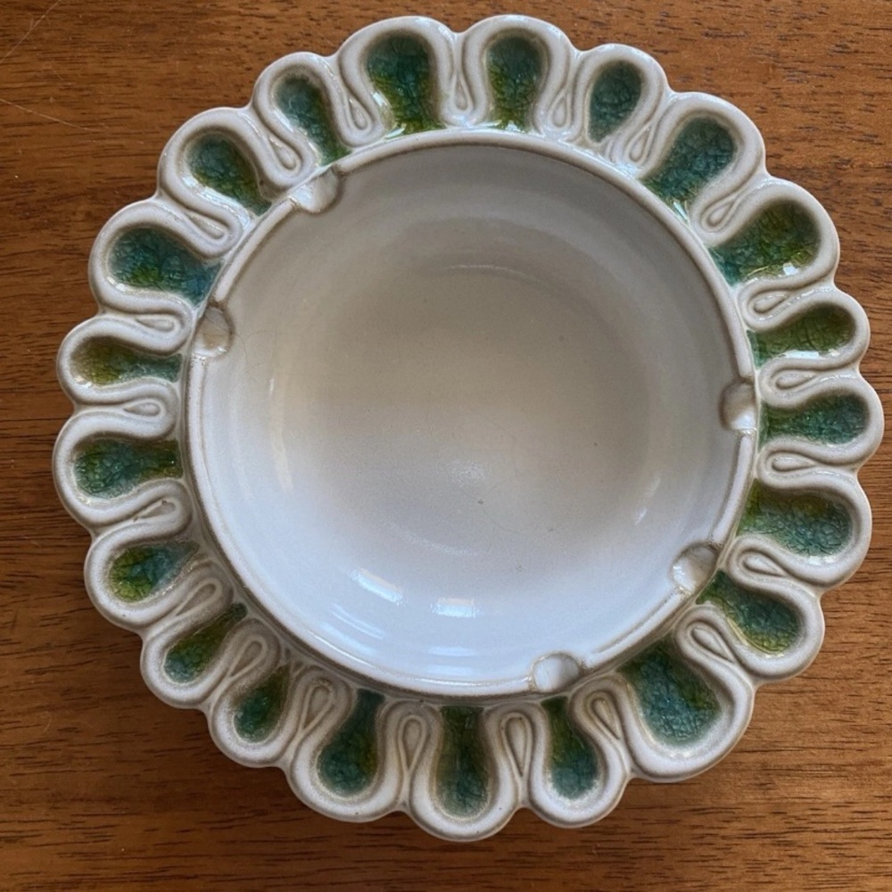 Vintage Robert Maxwell California Floral Ash Tray